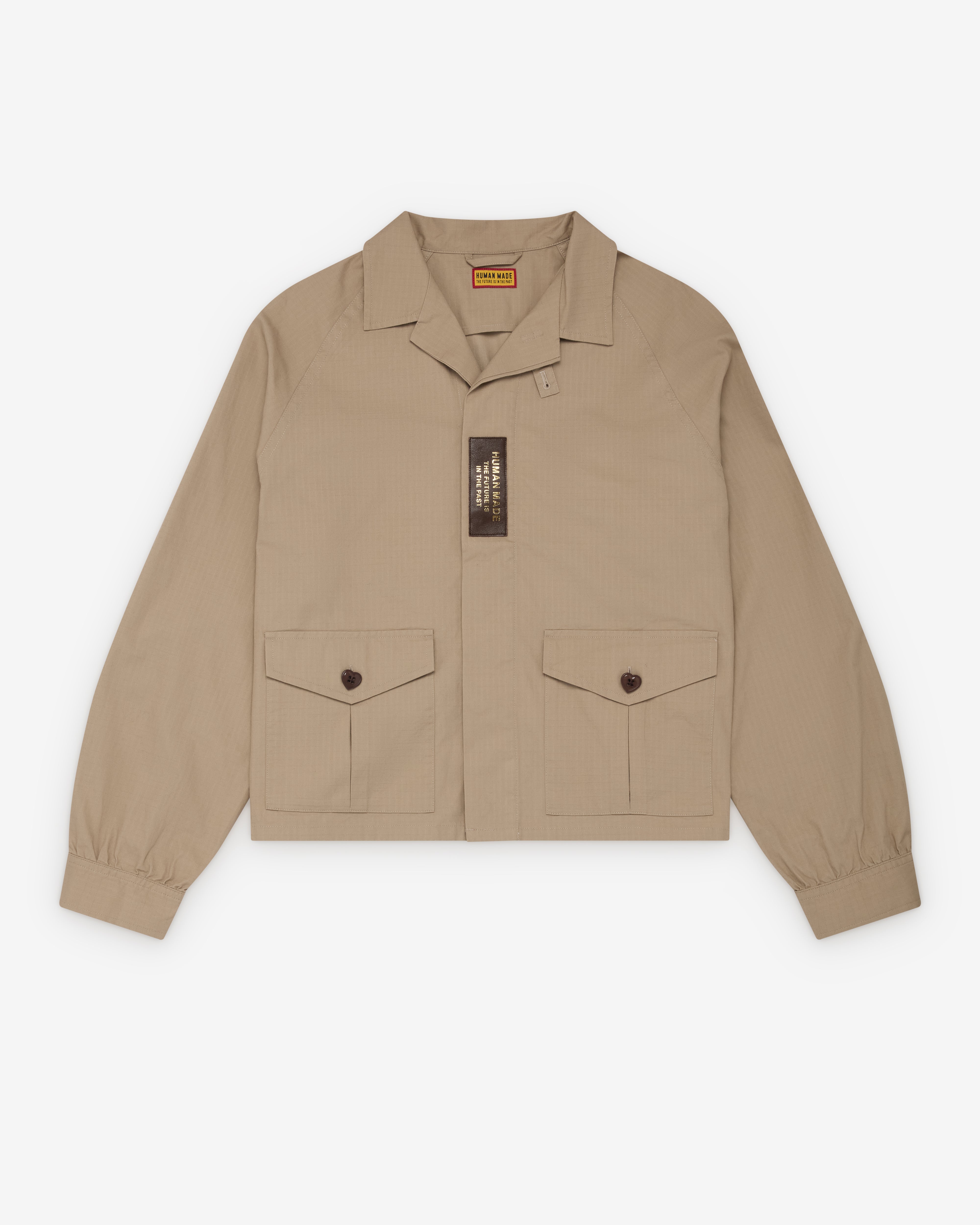 Human Made: Men's Cotton Flight Jacket (Beige) | Dover Street