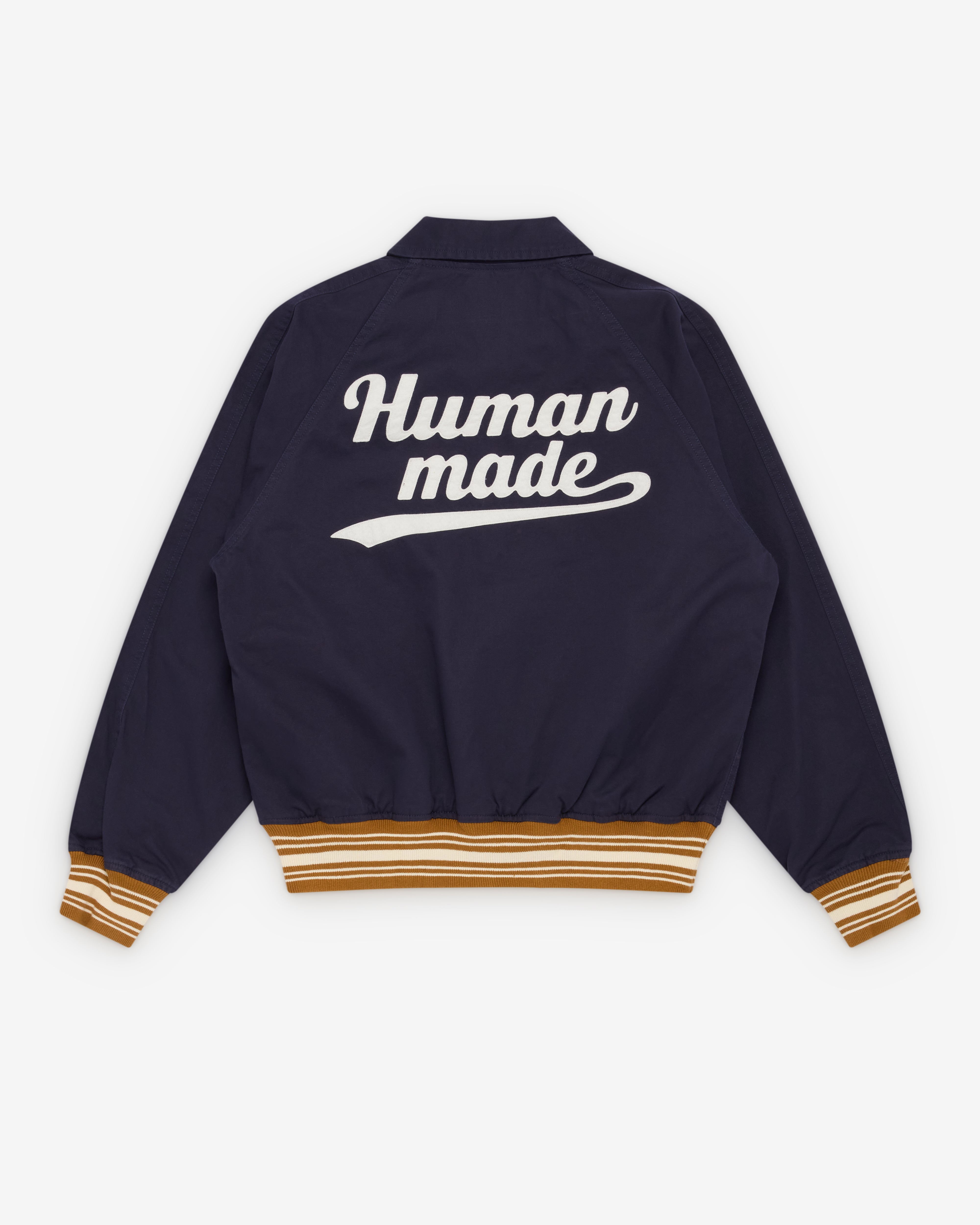 Human Made: Men's Baseball Jacket (Navy) | Dover Street Market London