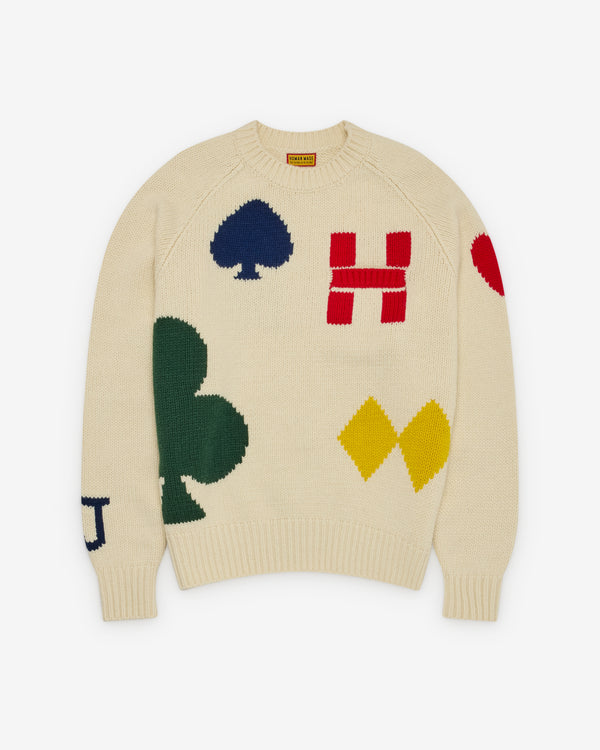 Human Made - Men's Lowgauge Knit Sweater - (White)