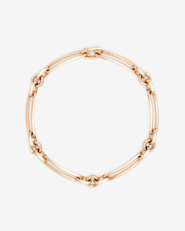 Hum - Long Links Chain Bracelet - (Yellow Gold)