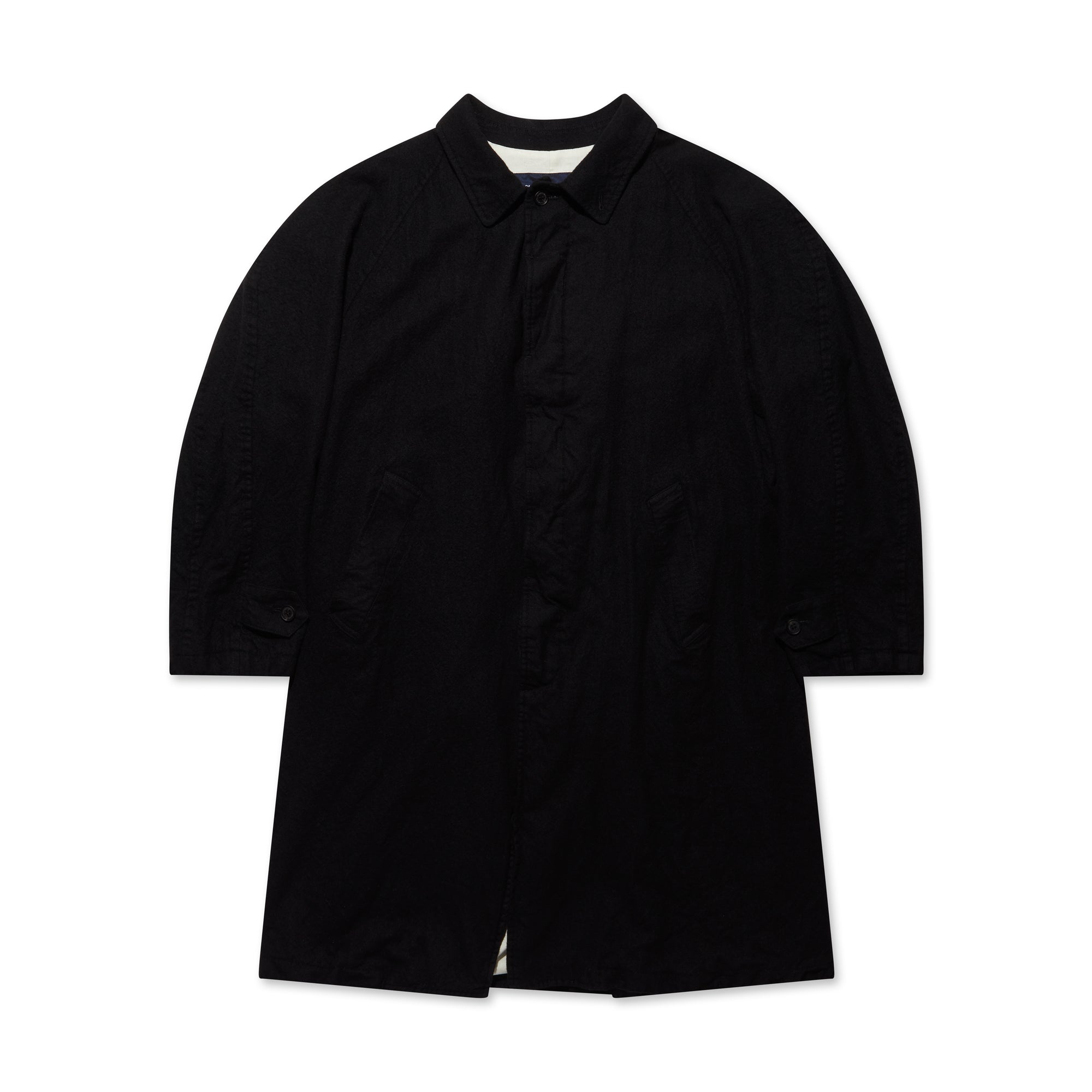 Comme des Garçons Homme - Wool Mac Coat - (Black) view 5