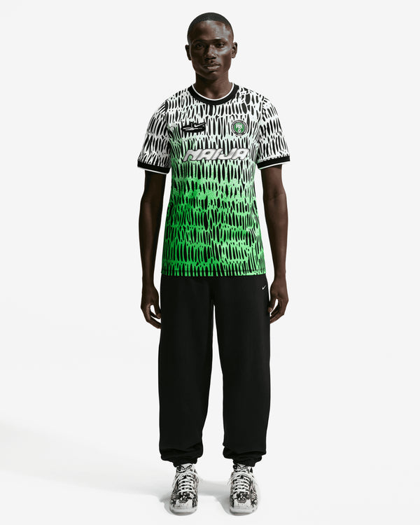 Nike - Slawn Nigeria Academy Pro Short-Sleeve Soccer Top - (Black/White)