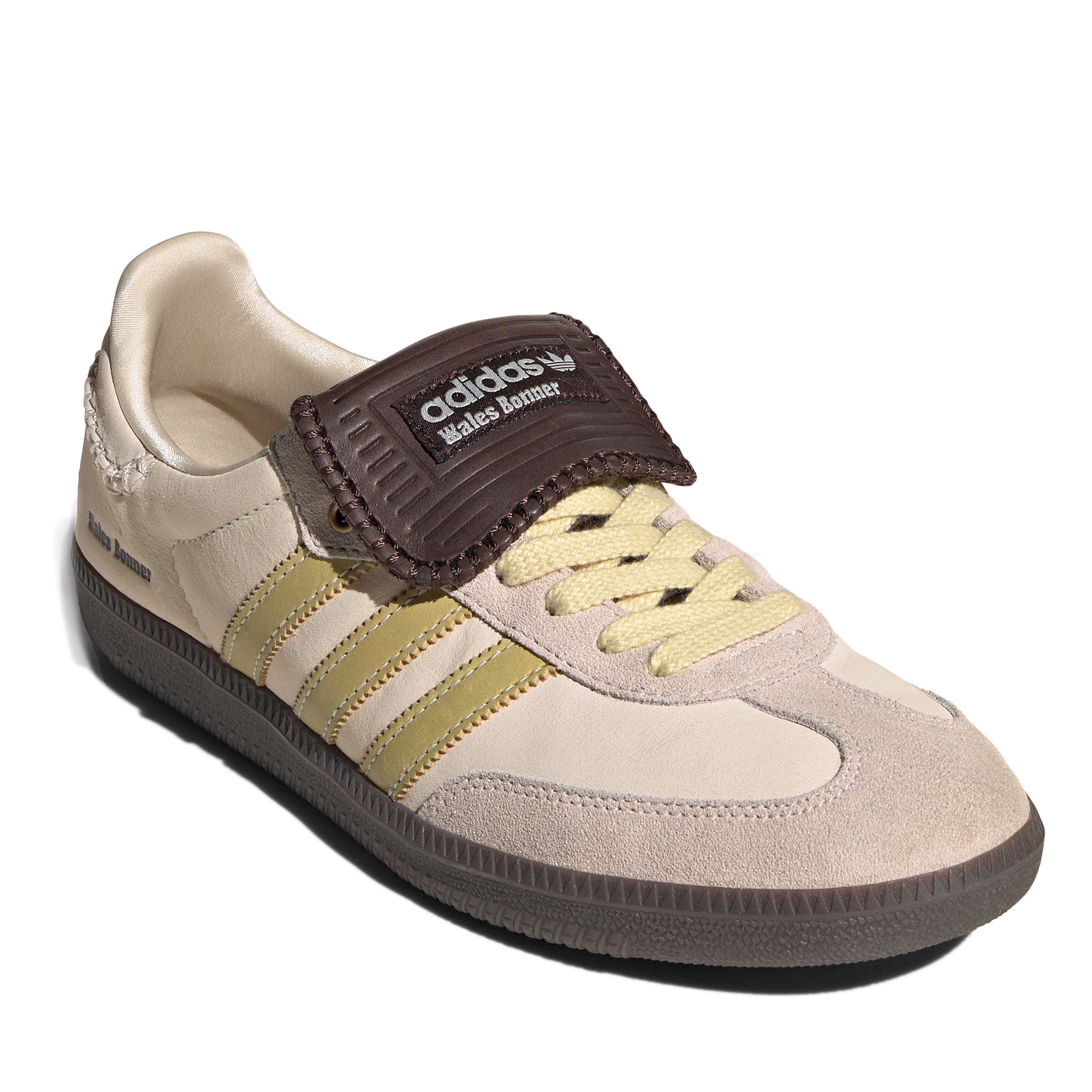 adidas - Men's Wales Bonner Nubuck Samba Shoes - (Ecru) | Dover