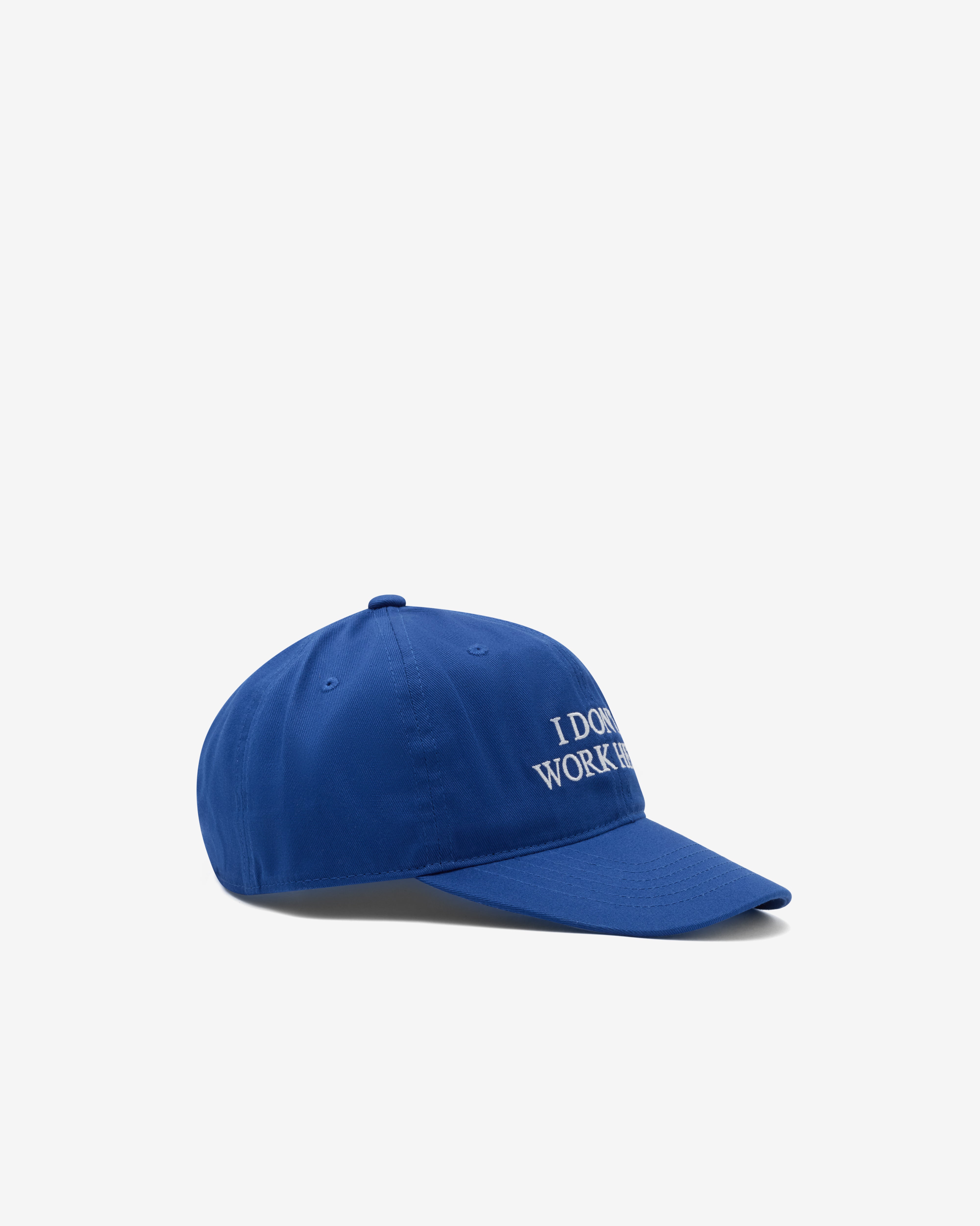Idea Books: Sorry I Don't Work Here Cap (Blue) | Dover Street