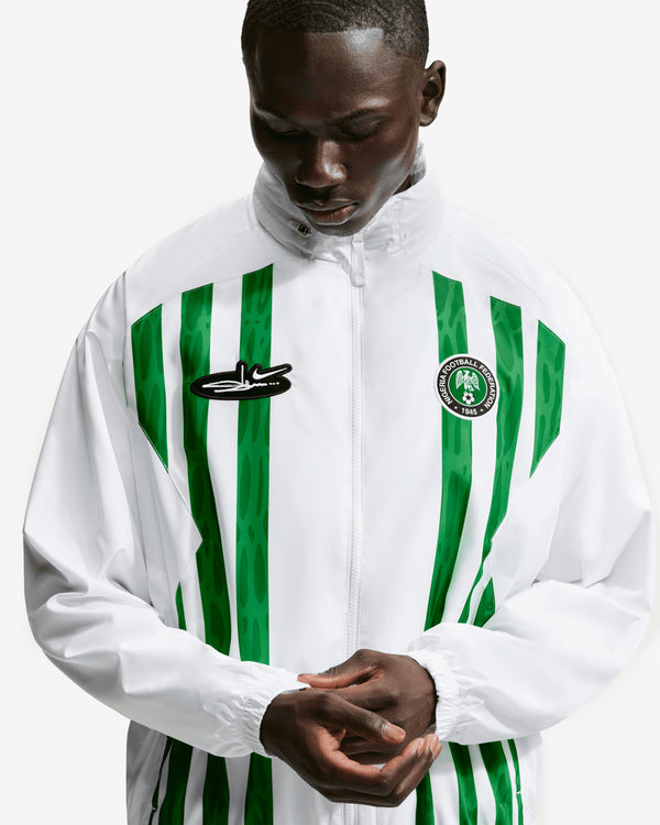 Nike - Slawn Nigeria Lightweight Jacket - (White/Black