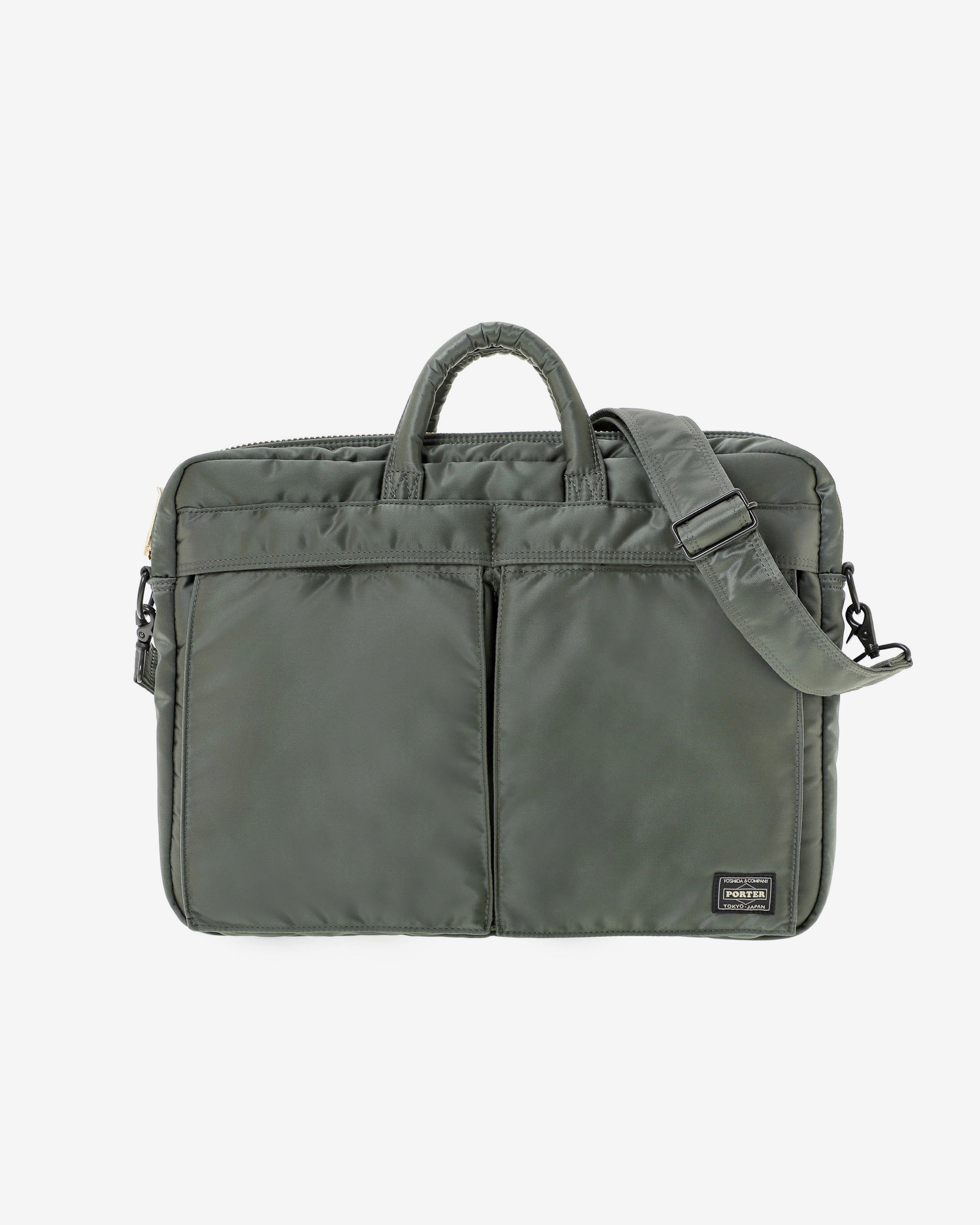 Porter Yoshida & Co.: Tanker 2Way Document Bag (Green) | Dover