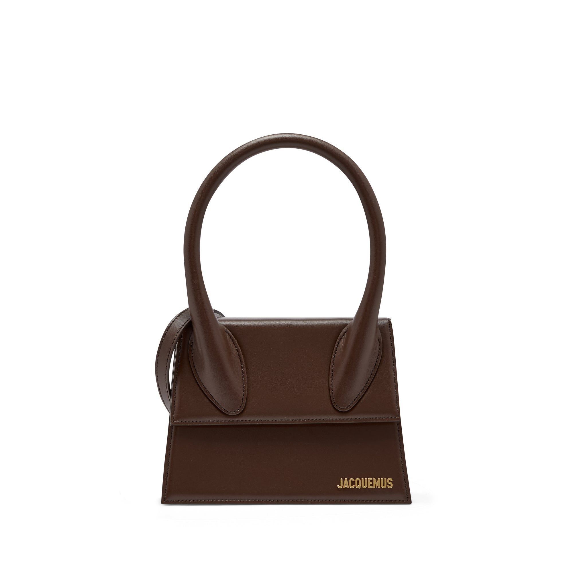 Jacquemus - Women’s Le Grand Chiquito Top Handle Bag - (Midnight Brown) view 1
