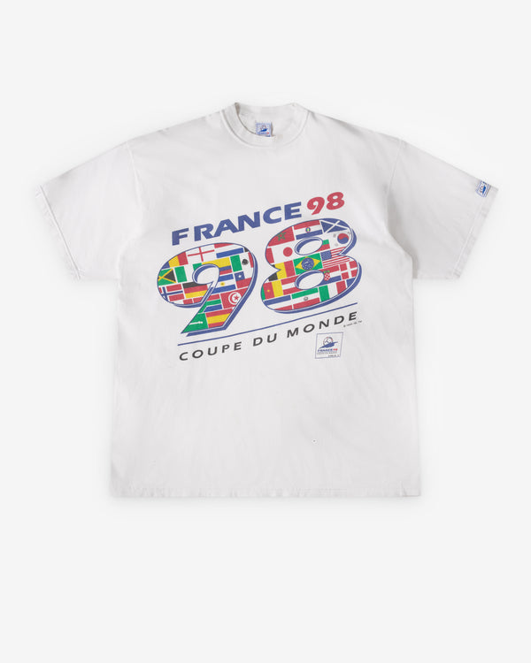 JERKS™ - France 98 Flag Numbers - (White)