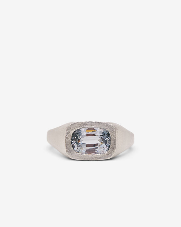 Seb Brown - Platinum Cushion Ring - (Platinum)