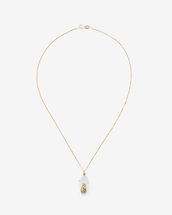 Martina Kocianova - Chalcedony Shroom Pendant - (Multi)