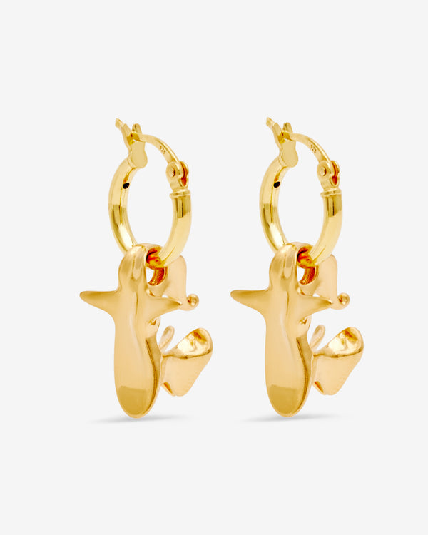 James Merry - Volubein Earrings - (Yellow Gold)