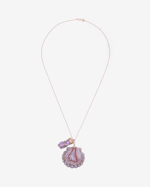 Sophie Gardner - Women’s Laguna Agate Figa Pendant - (Yellow Gold)