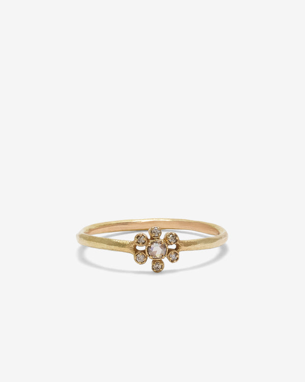Noguchi Bijoux - Women's 7 Brown Diamond Ring - (Yellow Gold)