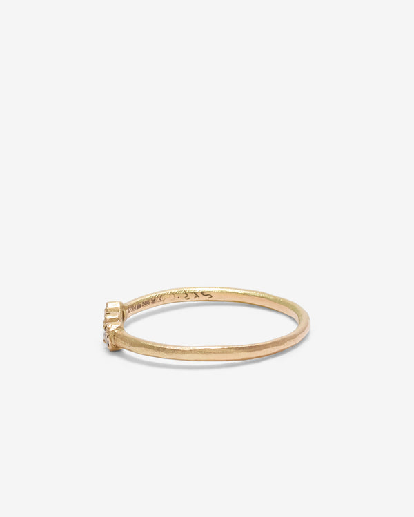 Noguchi Bijoux - 3 Diamond Ring - (Yellow Gold)