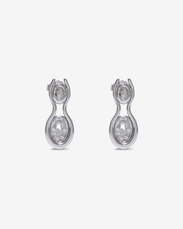 Moritz Glik - Women's Rastro Earrings Petite - (White Gold)