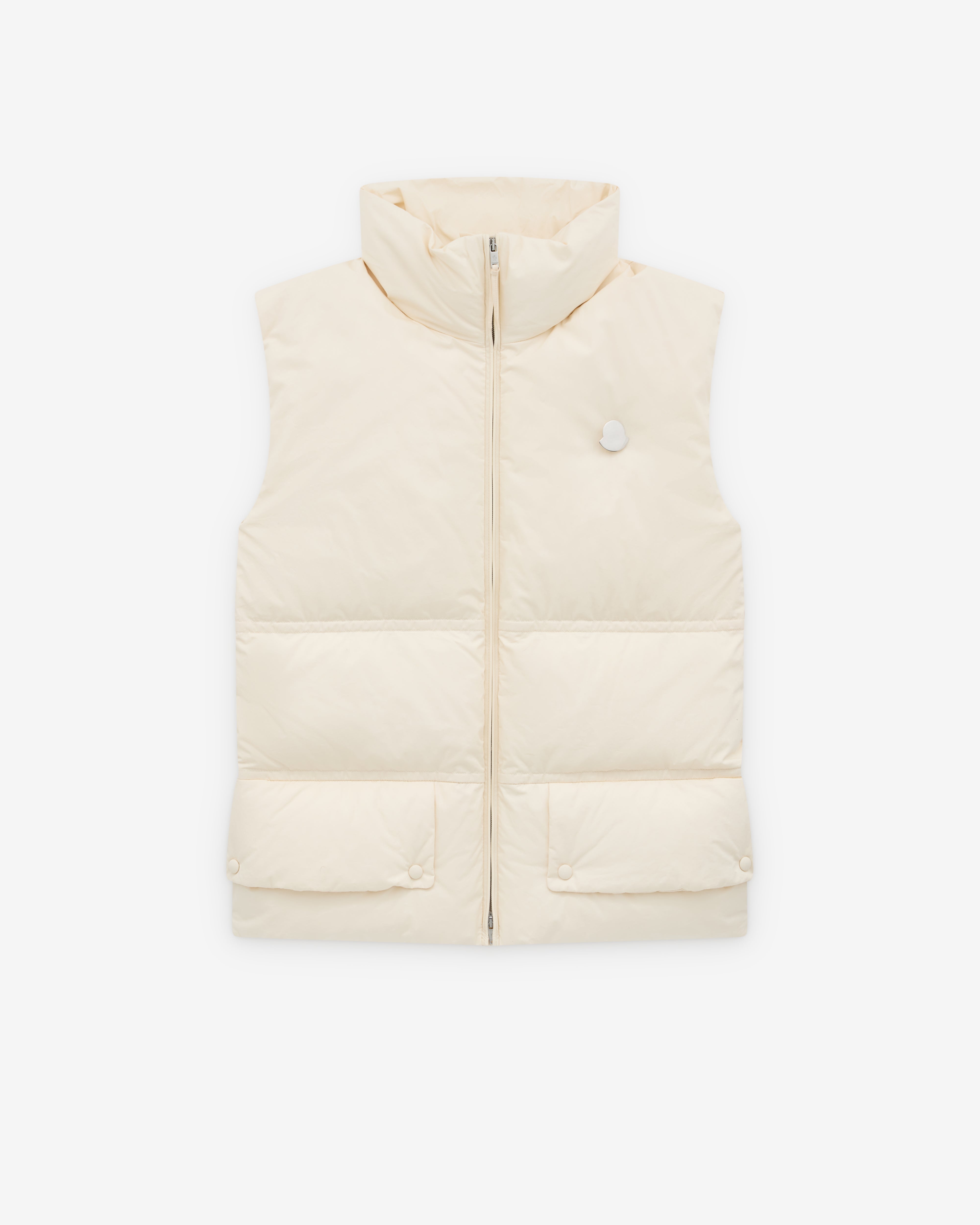 Jil Sander: Women's Moncler Chlorine Down Gilet (Irish Cream
