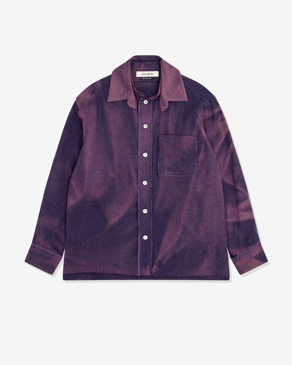 Jiyongkim - Men's Sun-Bleached Detachable Collar - (Purple)