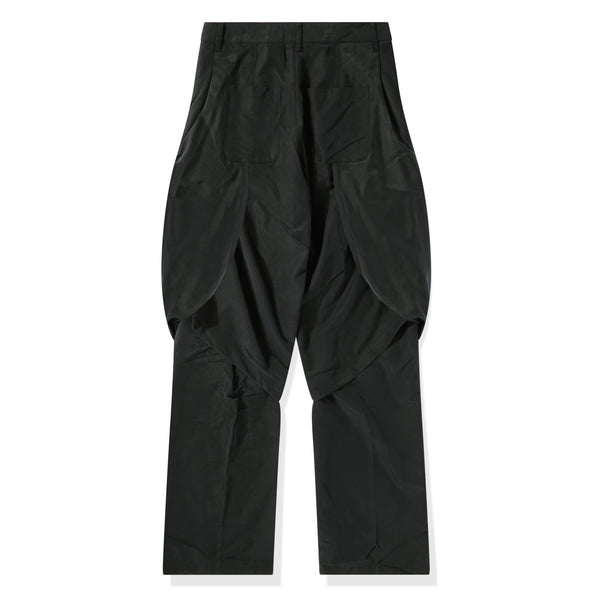 JiyongKim - Men’s Layered Draped Trousers - (Black)