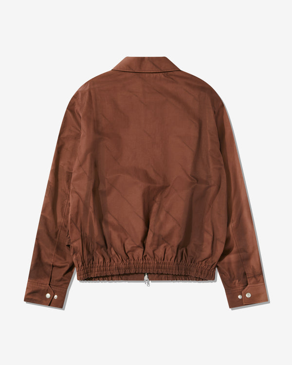 Jiyongkim - Men’s Sun-Bleached Darted Pocket Blouson - (Brown)