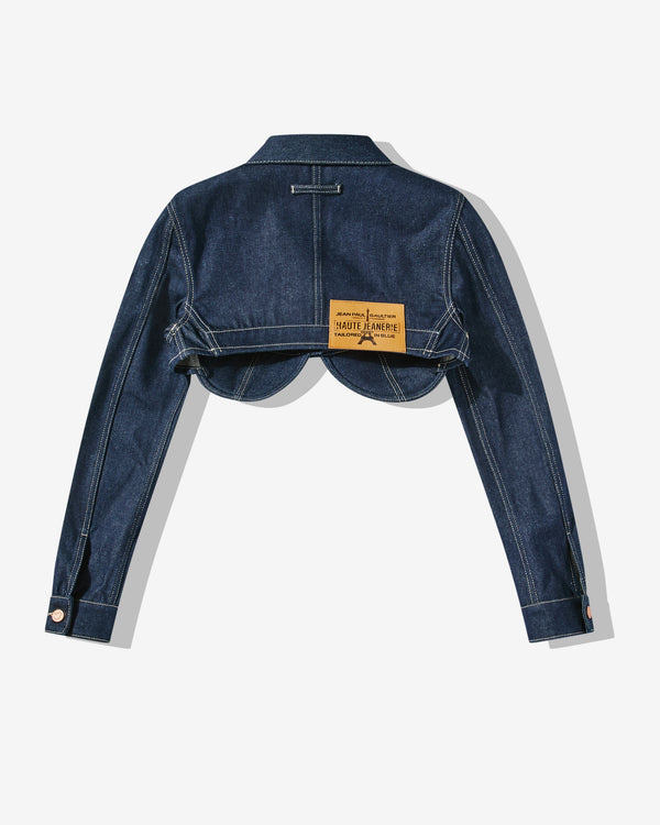 Jean Paul Gaultier - Women’s Cropped Denim Jacket - (Indigo)