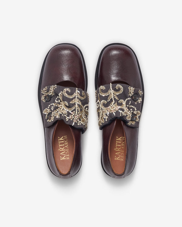Kartik Research - Men's Holkar Mary Jane - (Oxblood)