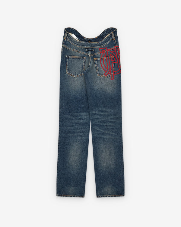 Jean Paul Gaultier - Women's Wavy Jeans - (Dark Wash)