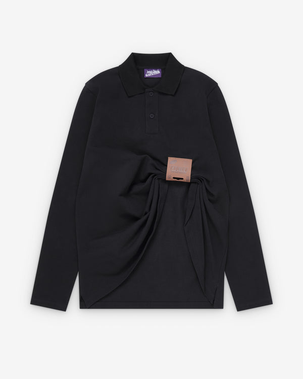 Jean Paul Gaultier - Women's Pique Polo Top - (Dark Navy)
