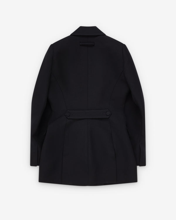 Jean Paul Gaultier - Women's Reversed Collar Fitted Jacket - (Dark Navy)