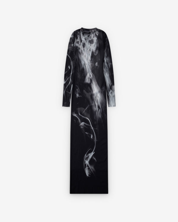 Jean Paul Gaultier - Women's Mesh Long Dress - (Smoking Print)