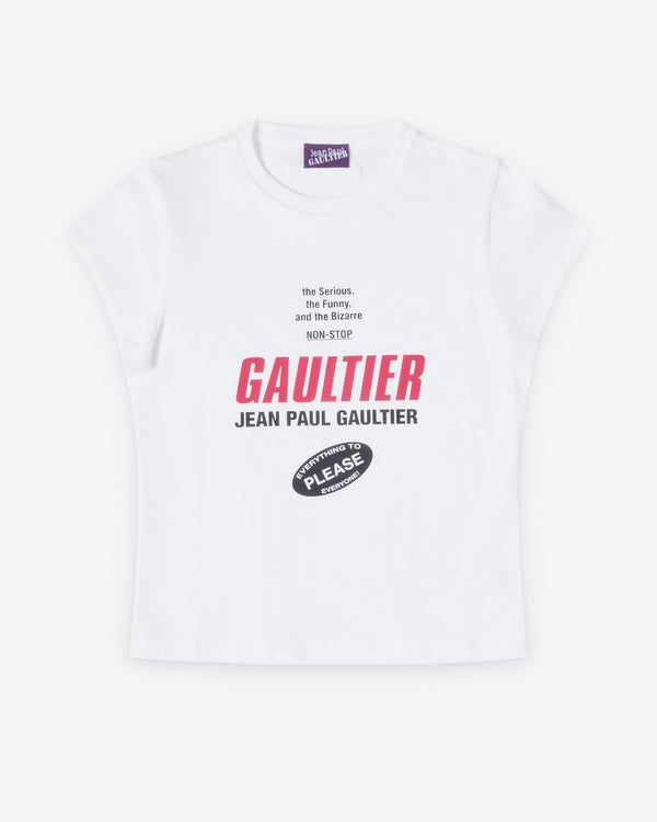 Jean Paul Gaultier - Women's Stretch Baby Tee - (White)