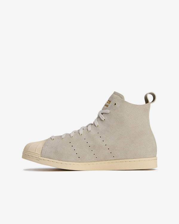 Adidas - Wales Bonner Men’s Superstar Hi - (Mist Stone/Wonder White)