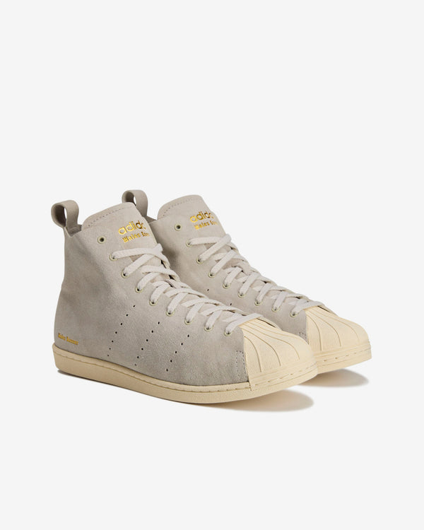 Adidas - Wales Bonner Men’s Superstar Hi - (Mist Stone/Wonder White)