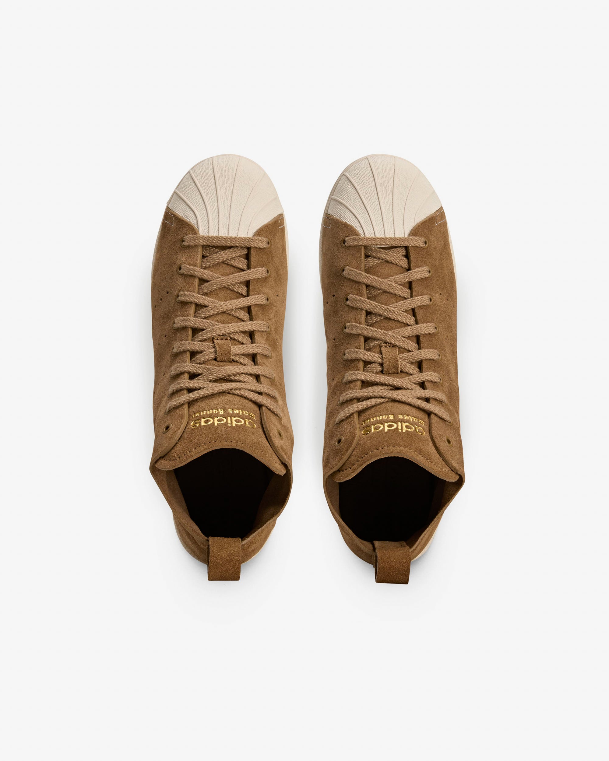 Adidas: Wales Bonner Men's Superstar Hi (Tan Brown/Core White) | Dover Street Market London Adidas: Wales Bonner Men's Superstar Hi (Tan Brown/Core White) | Dover Street Market London