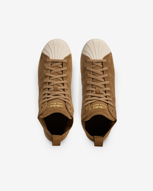 Adidas - Wales Bonner Men’s Superstar Hi - (Tan Brown/Core White)