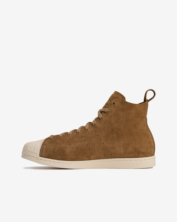 Adidas - Wales Bonner Men’s Superstar Hi - (Tan Brown/Core White)