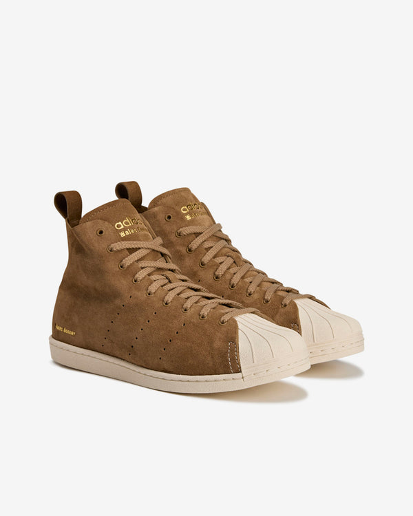 Adidas - Wales Bonner Men’s Superstar Hi - (Tan Brown/Core White)