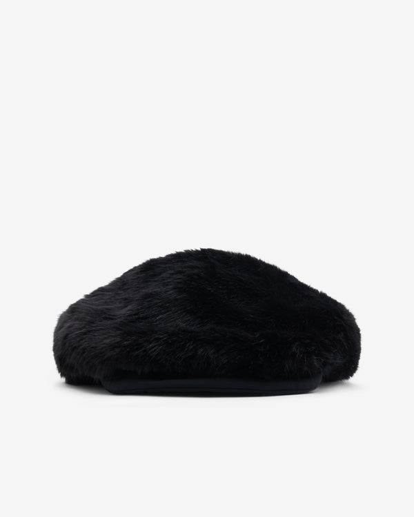 Junya Watanabe - Men's Faux Fur Flat Cap - (Black)