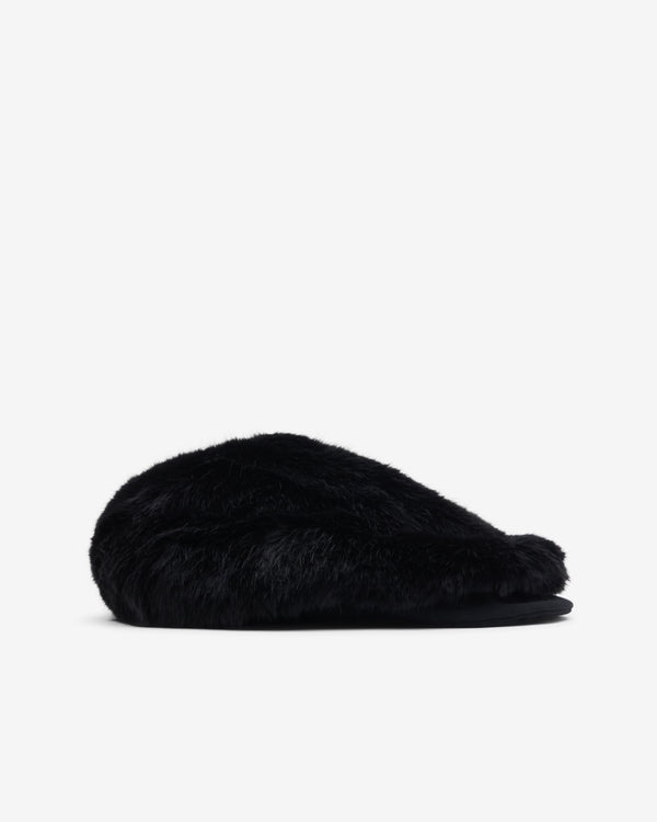 Junya Watanabe - Men's Faux Fur Flat Cap - (Black)