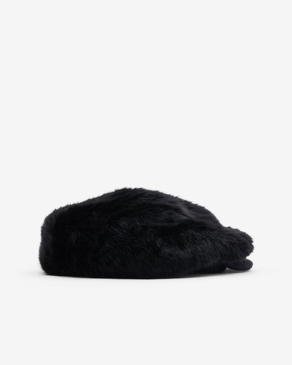Junya Watanabe - Men's Faux Fur Flat Cap - (Black)