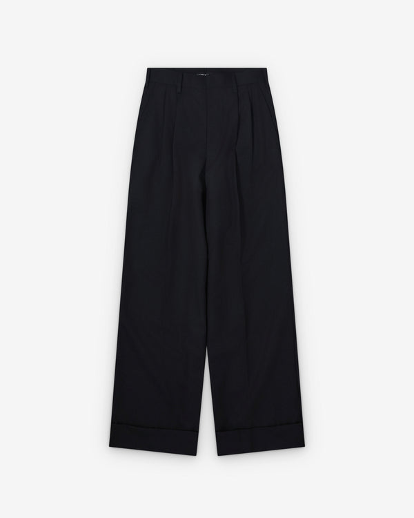 Junya Watanabe - Women's Pin Stripe Suit Trousers - (Black/White)