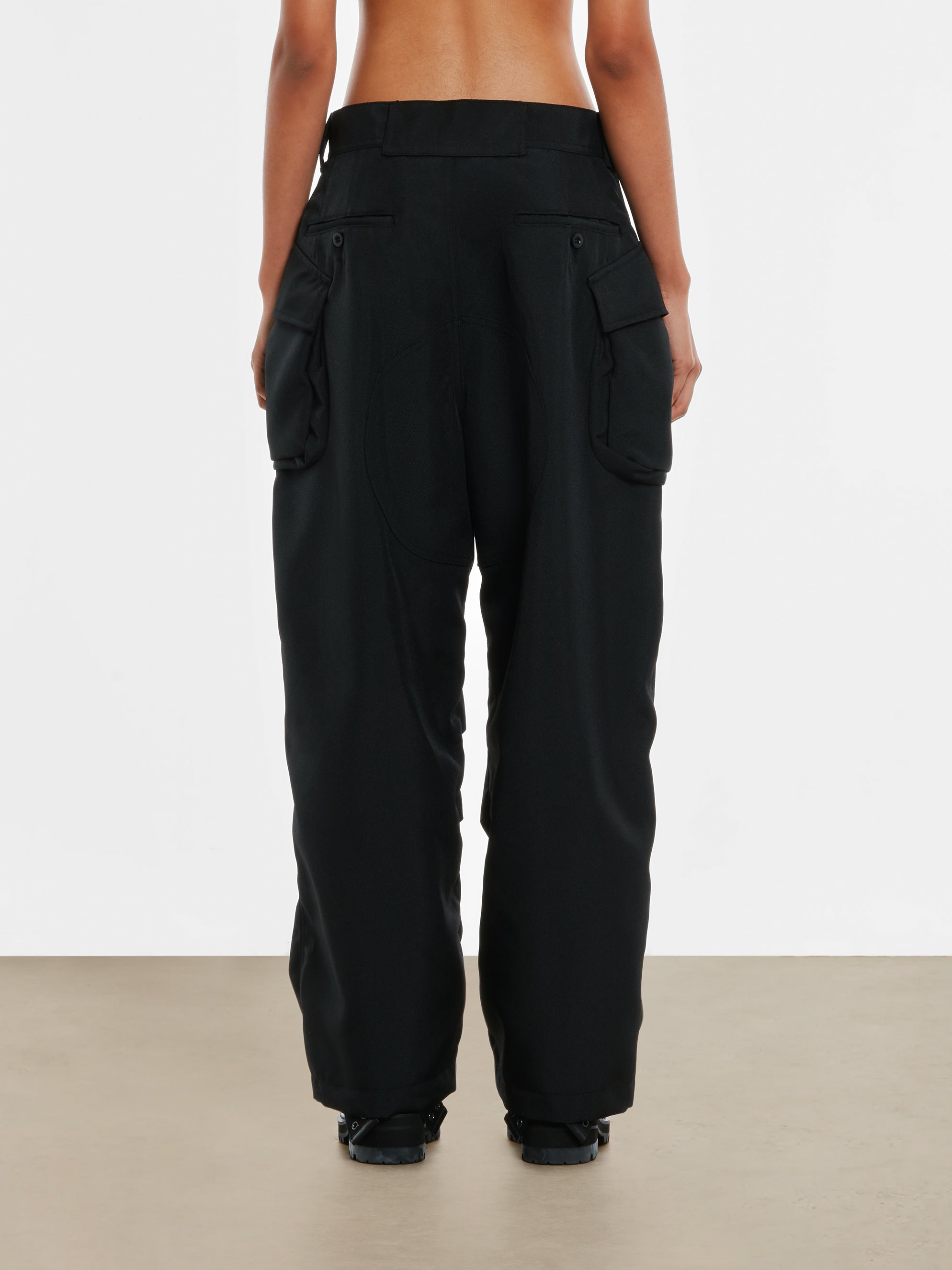 Junya Watanabe - Women's Heavy Canvas Trousers - (Black) view 4