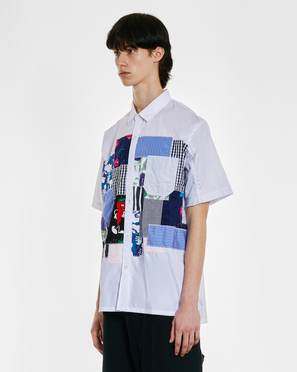 Junya Watanabe MAN - Lousy Livin Men's Patchwork Shirt - (White)
