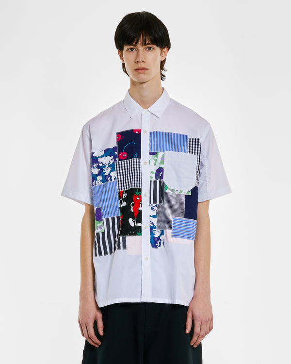 Junya Watanabe MAN - Lousy Livin Men's Patchwork Shirt - (White)