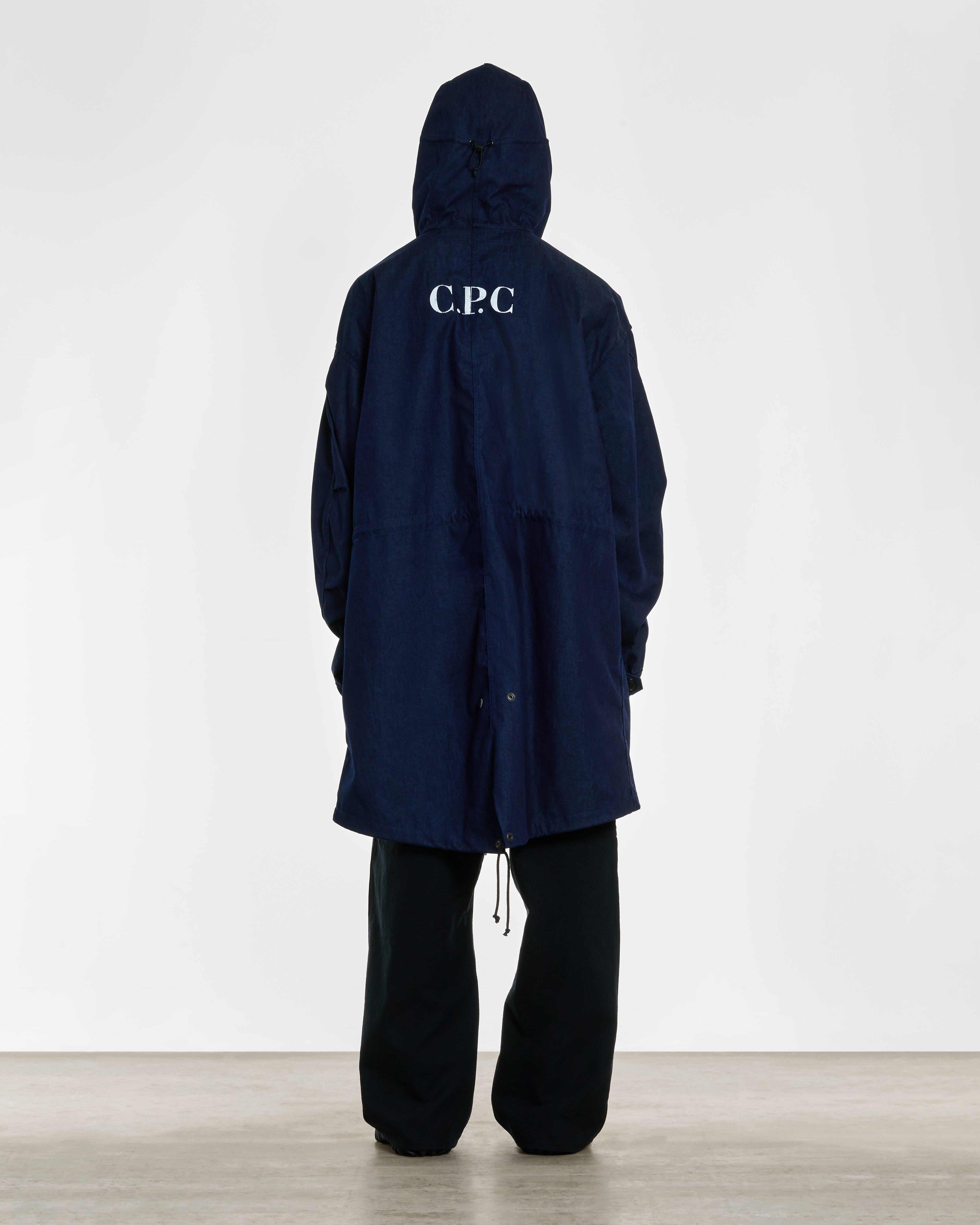 Junya Watanabe MAN - Men's C.P. Company Cotton Canvas Parka - (Indigo)