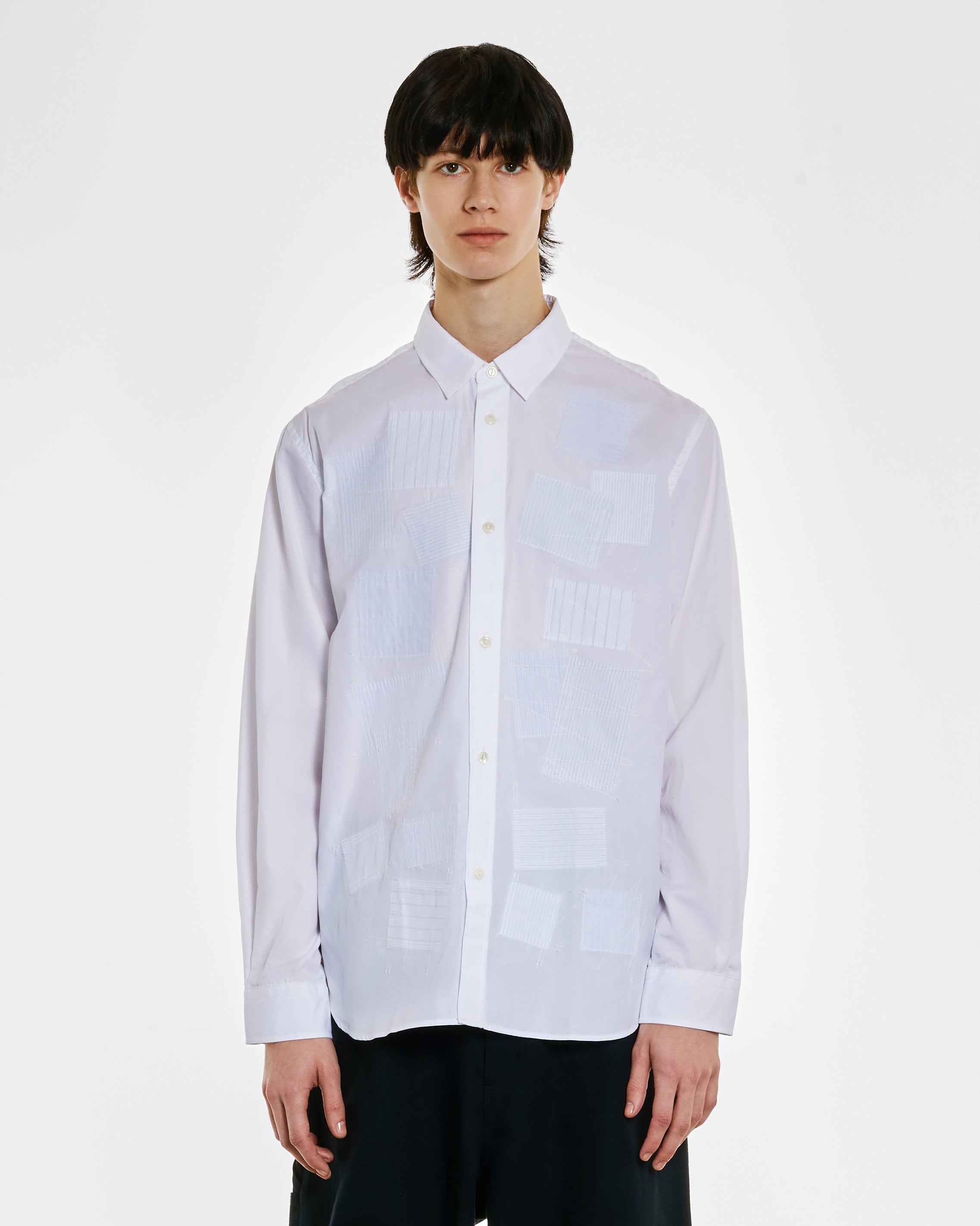 Junya Watanabe MAN - Men's Patchwork Shirt - (White)
