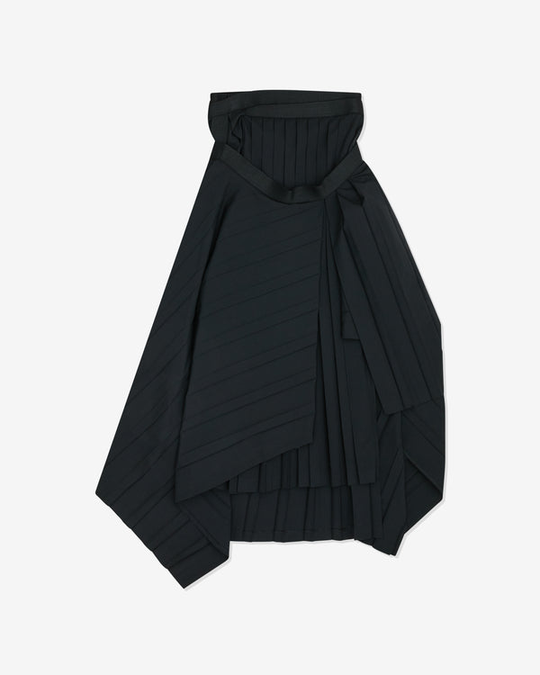 Junya Watanabe - Women's Layered Pleated Skirt - (Black)