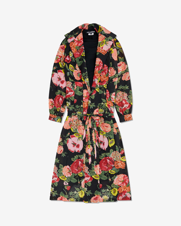 Junya Watanabe - Women's Floral Print Dress - (Black/Pink)