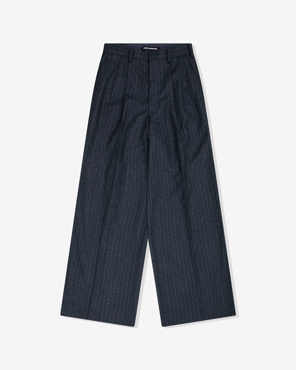 Junya Watanabe - Women's Wide-Leg Pinstripe Pants - (Grey)