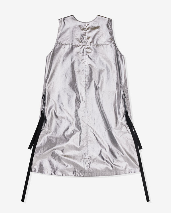 Junya Watanabe - Women’s Foil Print Sleeveless Dress - (Silver)
