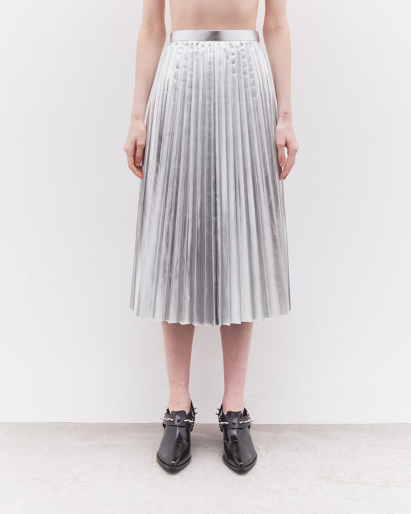 Junya Watanabe - Women’s Pleated Skirt - (Silver)